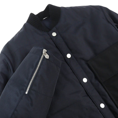 Hermes Series Button Jacket Navy 44 Hanger with Garment Recommended — view 4