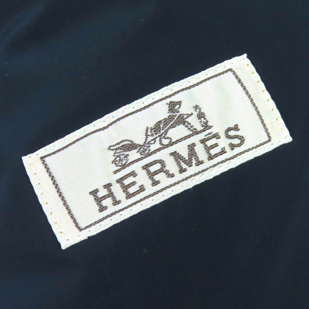 Hermes Series Button Jacket Navy 44 Hanger with Garment Recommended — view 8