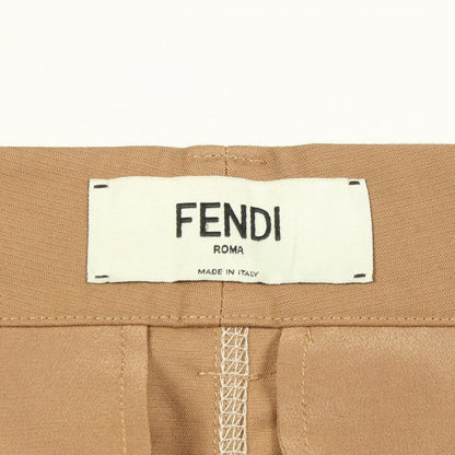 Fendi Skirt Logo Embroidery Midi Cotton — view 4