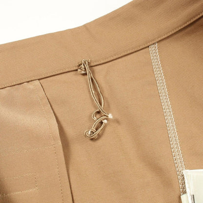 Fendi Skirt Logo Embroidery Midi Cotton — view 8