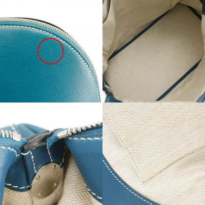 Hermes Bolide Relax 45 Sikkim Turquoise/silver Hardware □Q Unisex Boston Bag