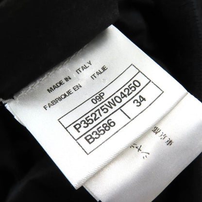 CHANEL Vintage 09P P35275 Coco Mark Hardware Back Logo Lamb Leather Zip Up