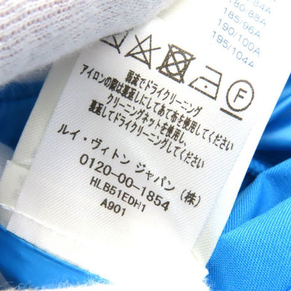 Louis Vuitton 22SS Hlb51e Monogram Flower Quilted Jacket Blouson Blue 48 Made