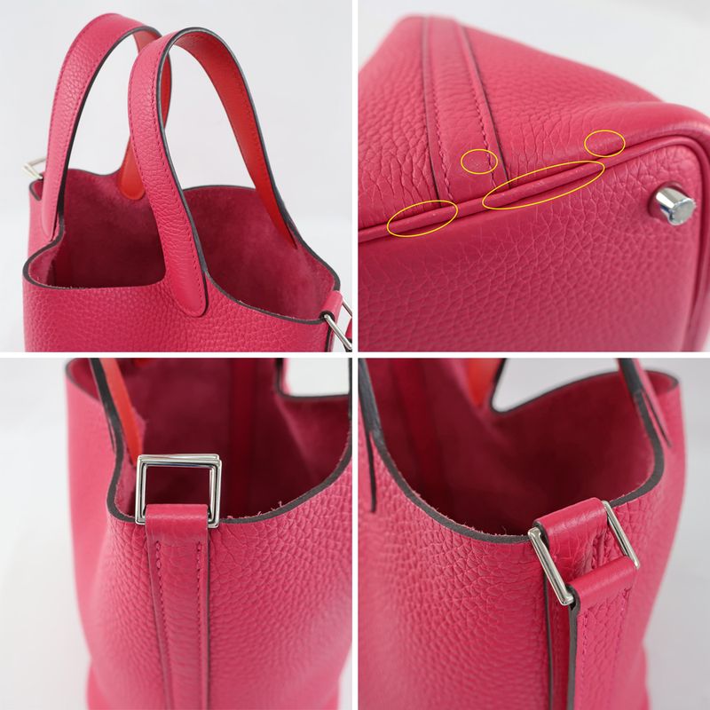 Hermes Picotin Rock PM Eclat Rose Mexico