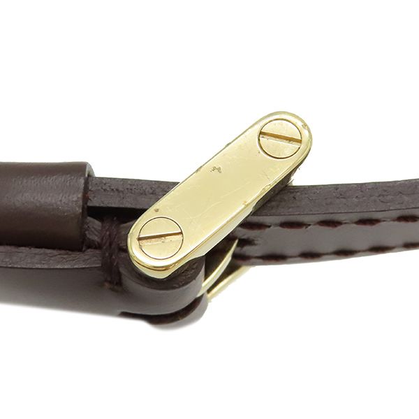 Louis Vuitton Shoulder Bag Musette Tango Damier Canvas Damier Ebene Gold