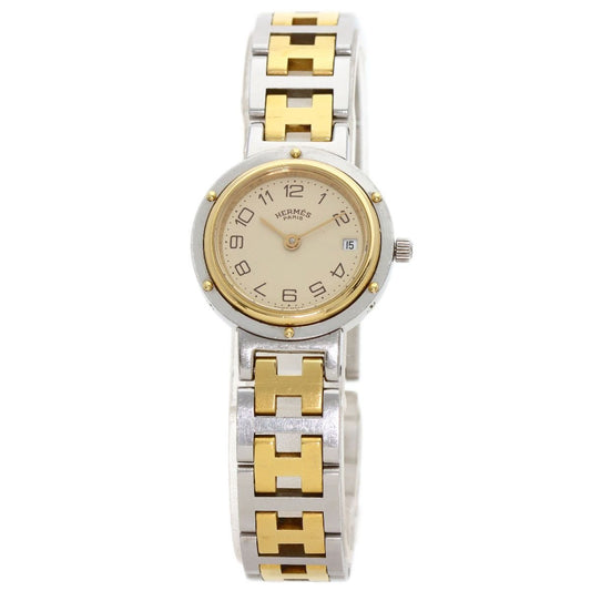 Hermes Clipper Vintage Belt Watch SS Ssxgp