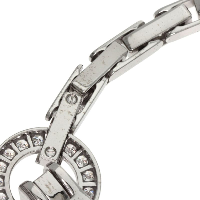 Cartier Agrafe Diamond Necklace 18K White Gold Ladies