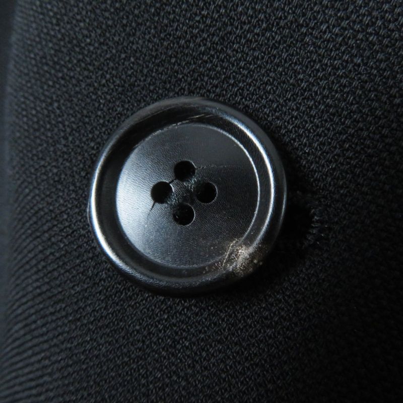 Prada 2021 P6490 Wool Long Length Chester Coat Black 38 Garmented Made In