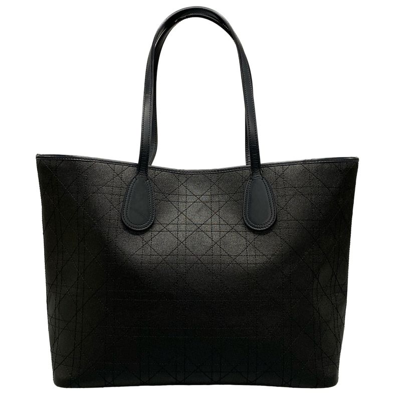 Dior/christian Dior Tote Bag Panarea Black Logo Charm None Leather