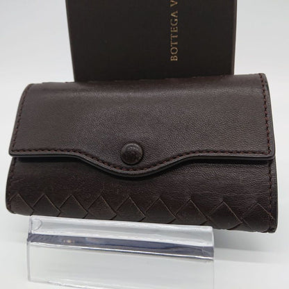 Bottega Veneta Key Case Brown 6ring With Box