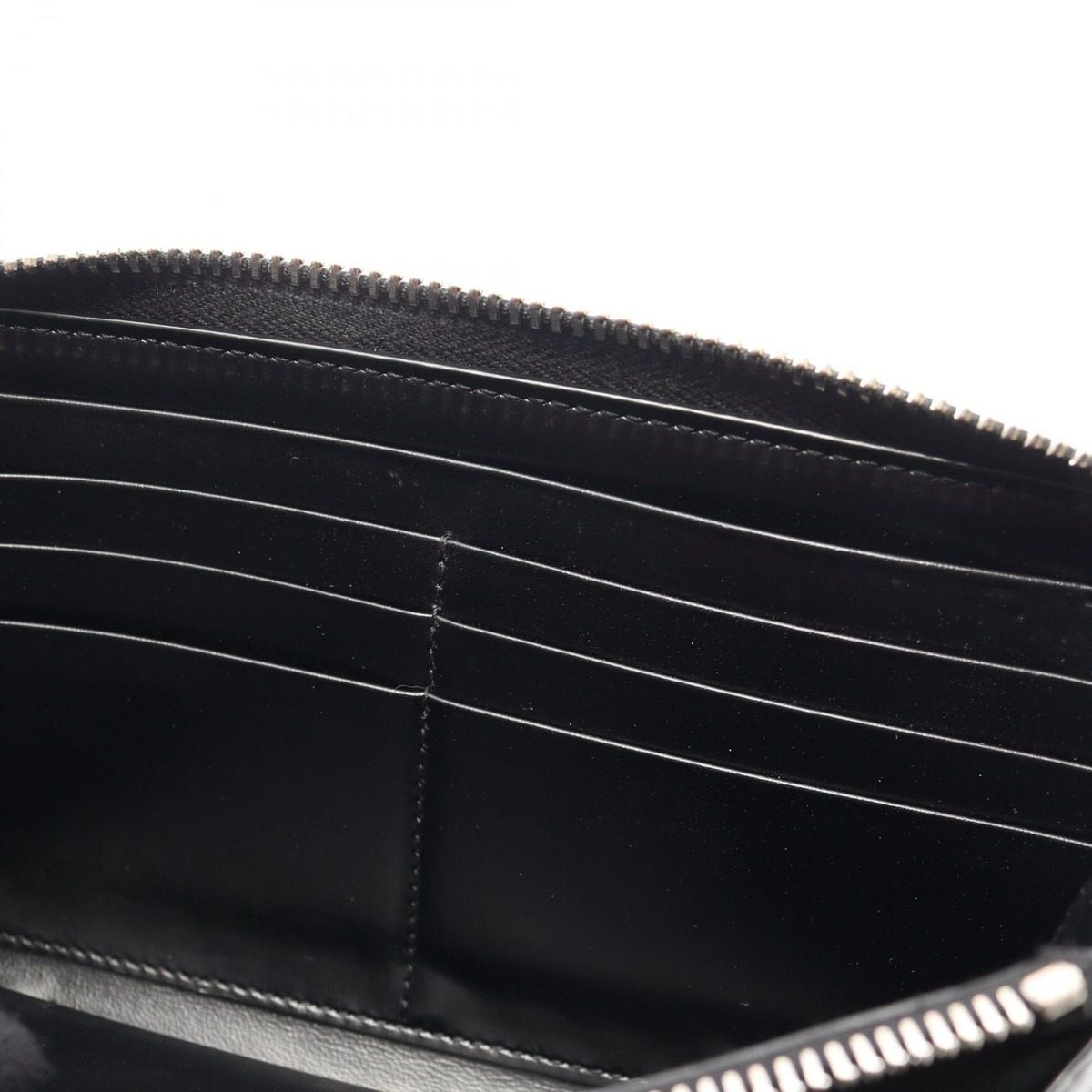 Saint Laurent Paris Round Wallet Cassandra Black Leather Tiny Monogram — view 6