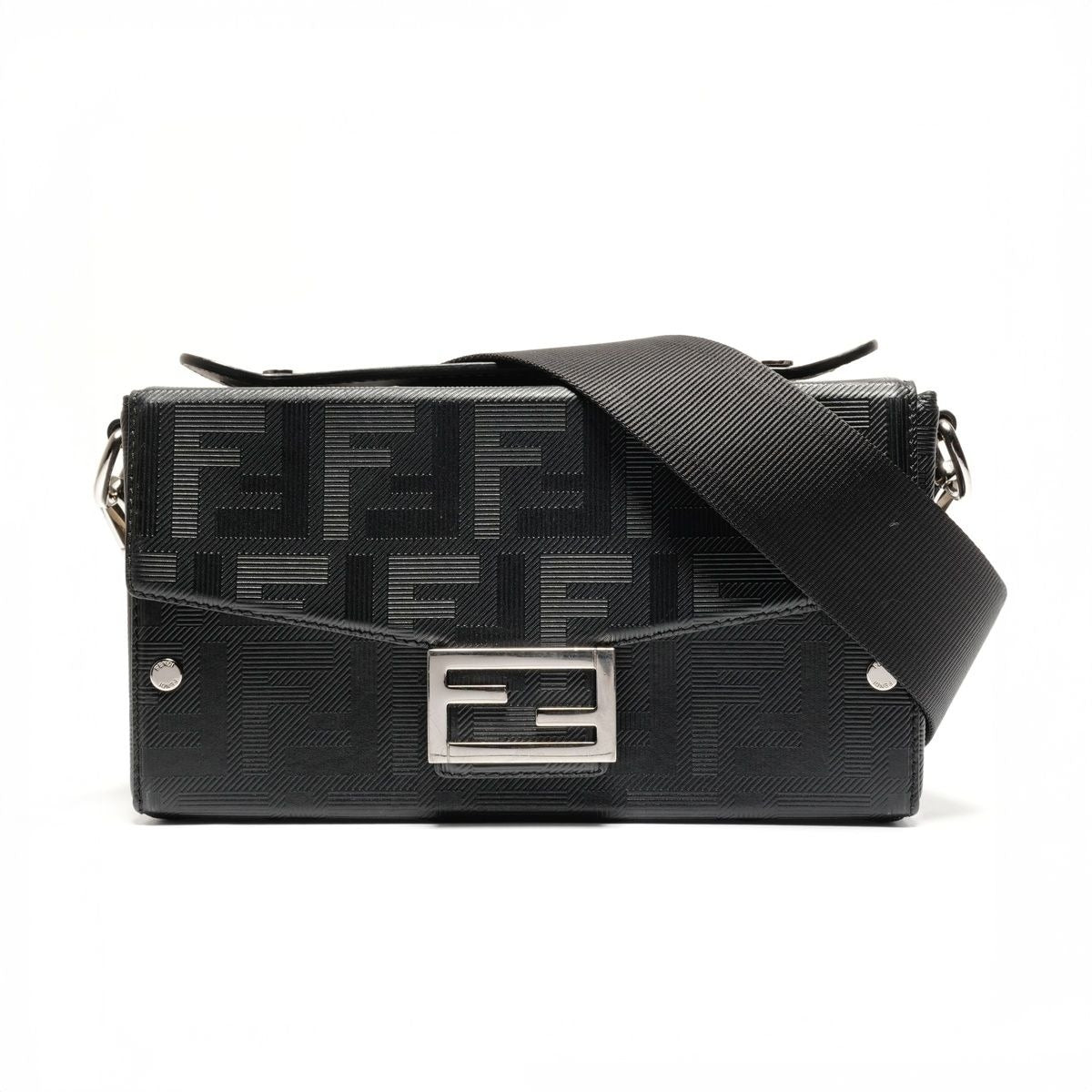 Fendi Shoulder Bag Zucca Bucket Soft Trunk