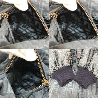 Fendi Nylon Jacket Zucca Pattern Nylon Blue