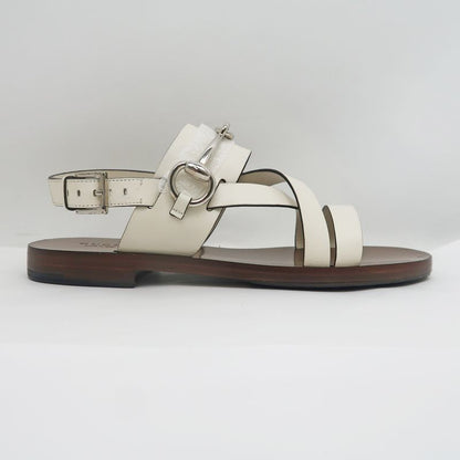 Gucci Sandals Bit White Dark Brown Size 37 1 2 Women's Apparel Women's
