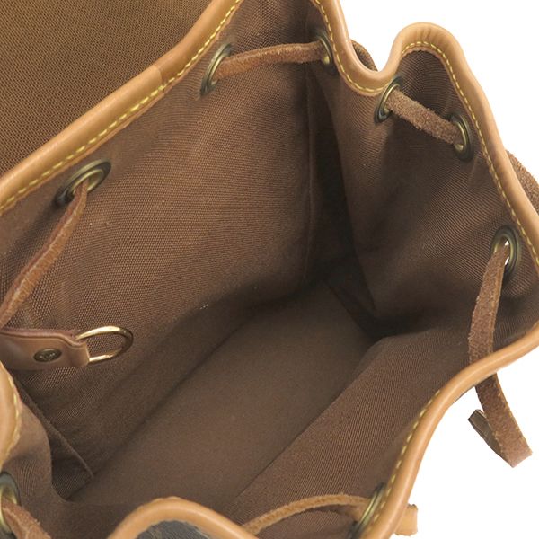 Louis Vuitton Backpack Daypack Mini Montsouris Monogram Canvas Monogram Gold