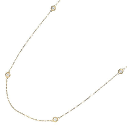 Cartier Diamants Légers De 18K Yellow Gold 6P Diamond Necklace Ladies