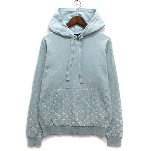 Louis Vuitton Monogram Gradient Knit Hoodie Pullover Rm231 Q Uso Hnn45