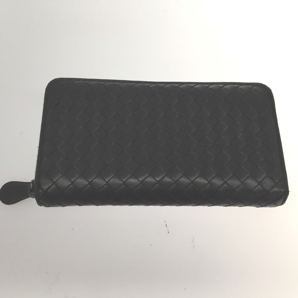 Bottega Veneta Long Wallet Round Zipper Intrecciato 275064