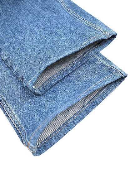 Balenciaga 20ss High Waist Long Denim Pants 594390 Tdw14 Indigo 27