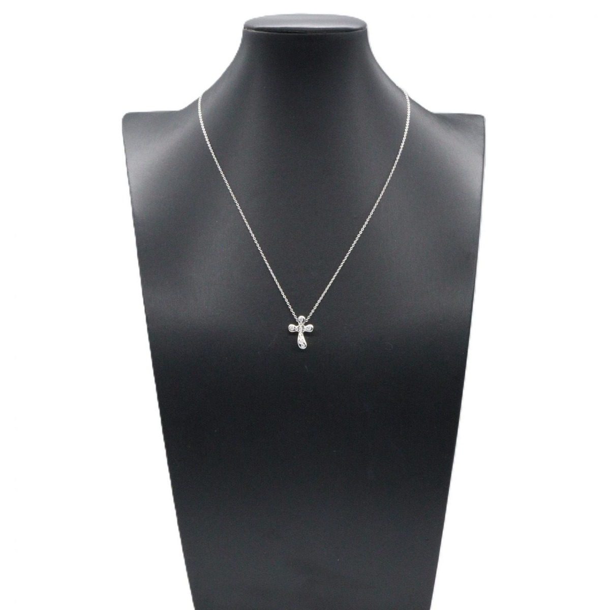 Tiffany & Co Necklace Small Cross Diamond 41 cm — view 5