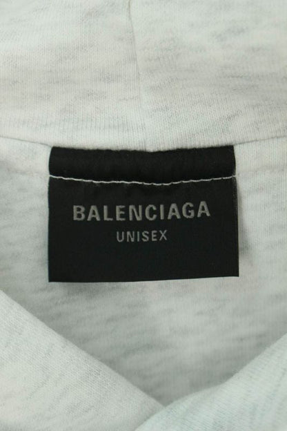 Balenciaga 790357 Tqvj32569 Logo Embroidered Inside Out Pullover Hoodie Men's M