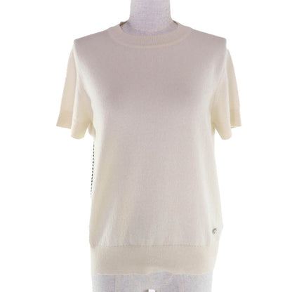 Hermes Cashmere Logo Stitch Design Short Sleeve