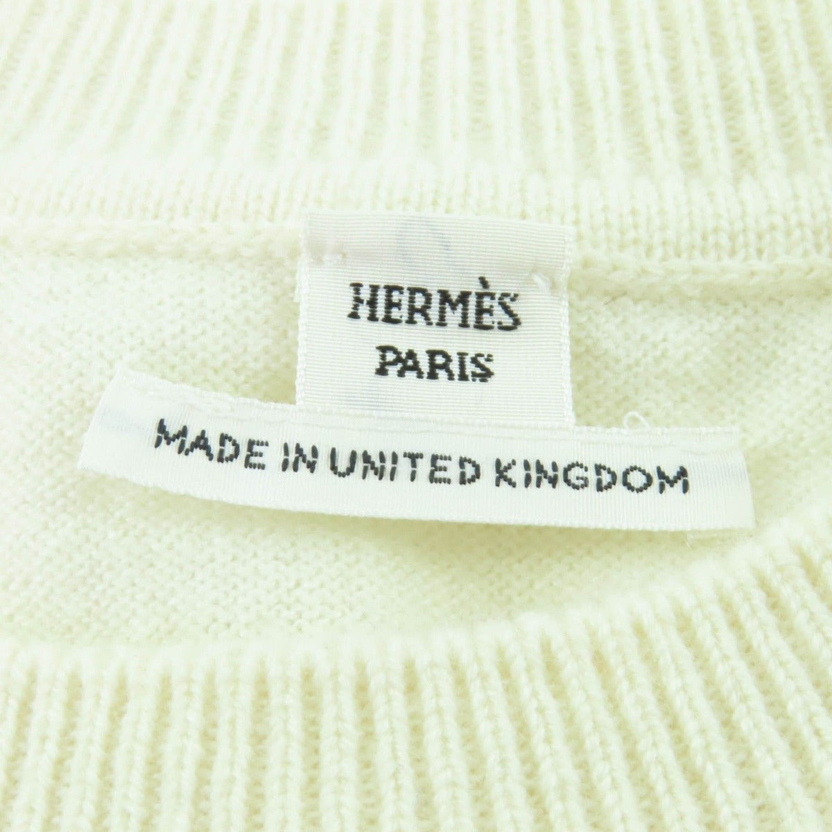 Hermes Cashmere Logo Stitch Design Short Sleeve — view 6