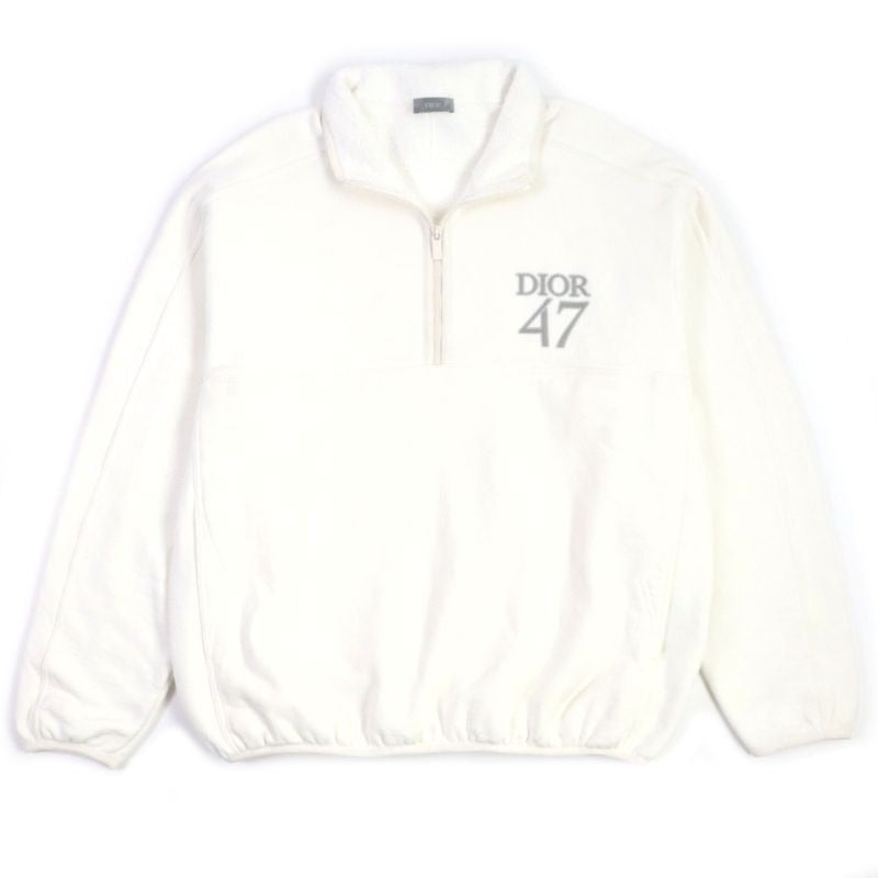 Dior Homme 24 SS 413 J434 A0879 47 Logo Embroidered Half-zip Pullover