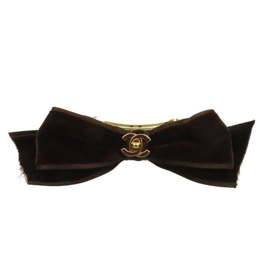 Chanel Coco Mark Barrette Suede Bra
