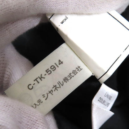 CHANEL Vintage P04919 100% Wool Coco Mark Button Coco Button Tight Skirt Lined