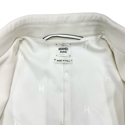 Hermes Outer Blouson Jacket White