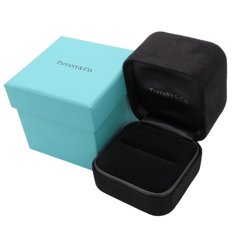 Tiffany & Co Ring - Ring Curved Band 18K Pink Gold Diamond Approx 2.47g Pink