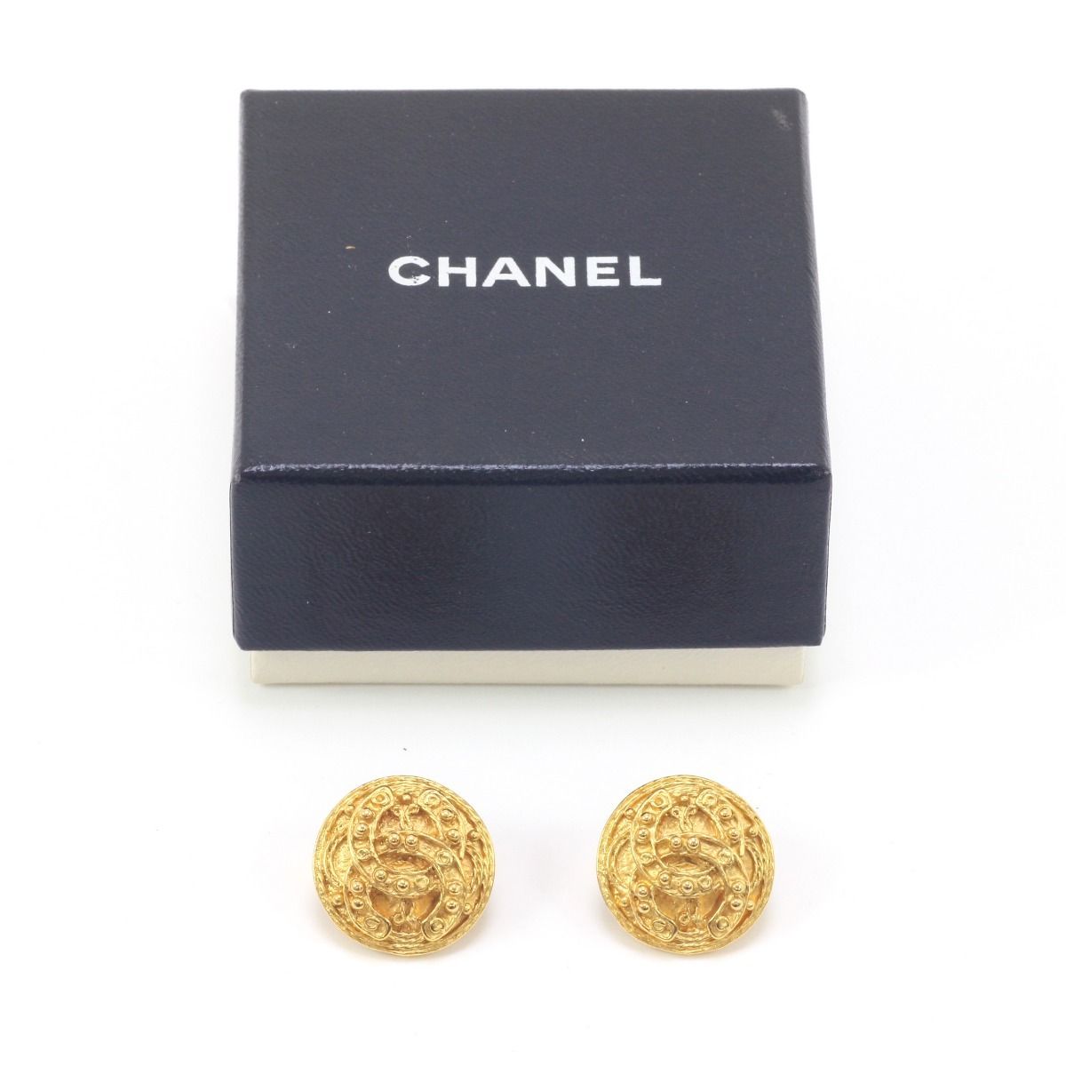 Chanel Round Coco Mark Gold