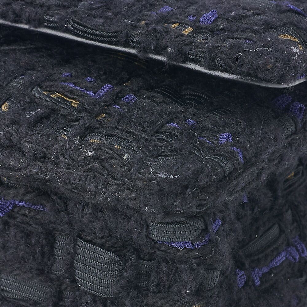 Chanel Shoulder Bag Tote Bag Chanel 19 Matelasse Chain Wallet Tweed Black And