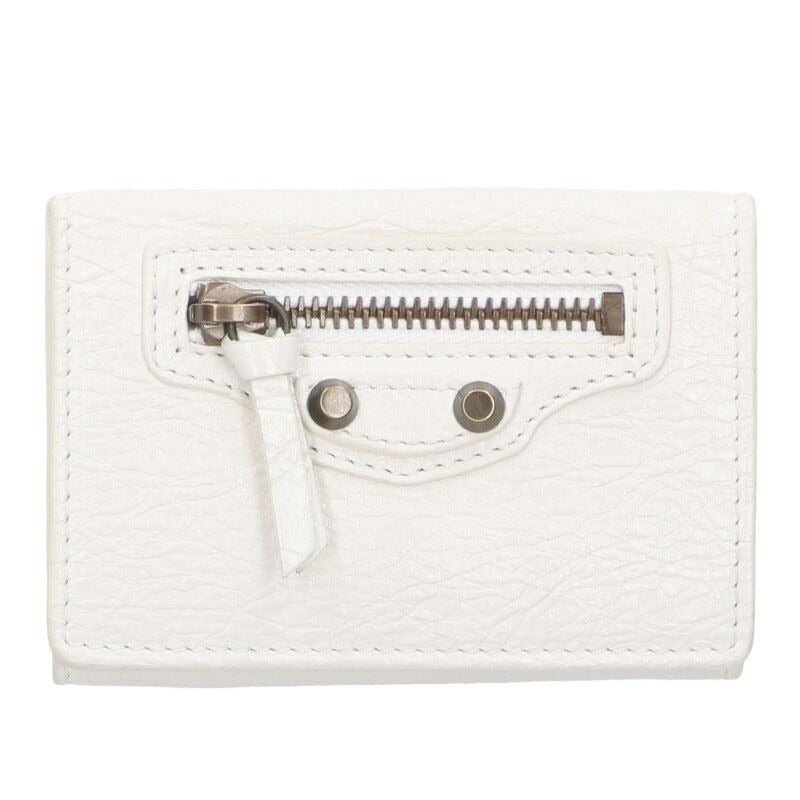 Balenciaga Trifold Leather Wallet