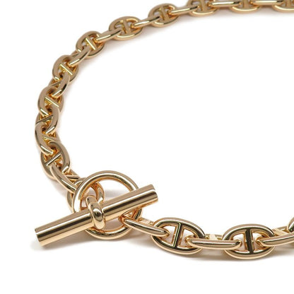 Hermes Necklace Chaine D'ancre PM 43 Pieces Links Chain 18K Pink