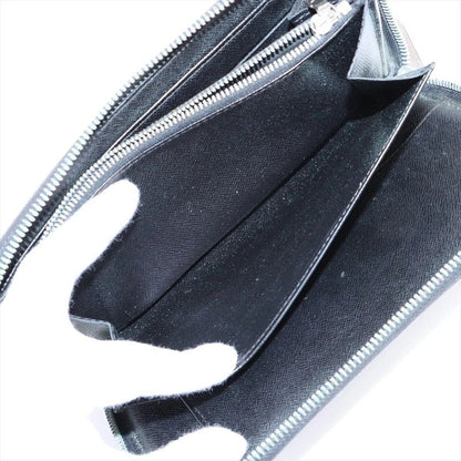 Louis Vuitton Damier Graphite Zippy Organizer N63077 Leather Long Wallet Round