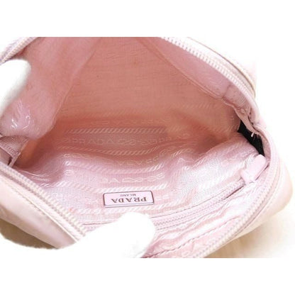 Prada Re-Nylon Pouch Strap Light Pink Nylon 8c — view 4