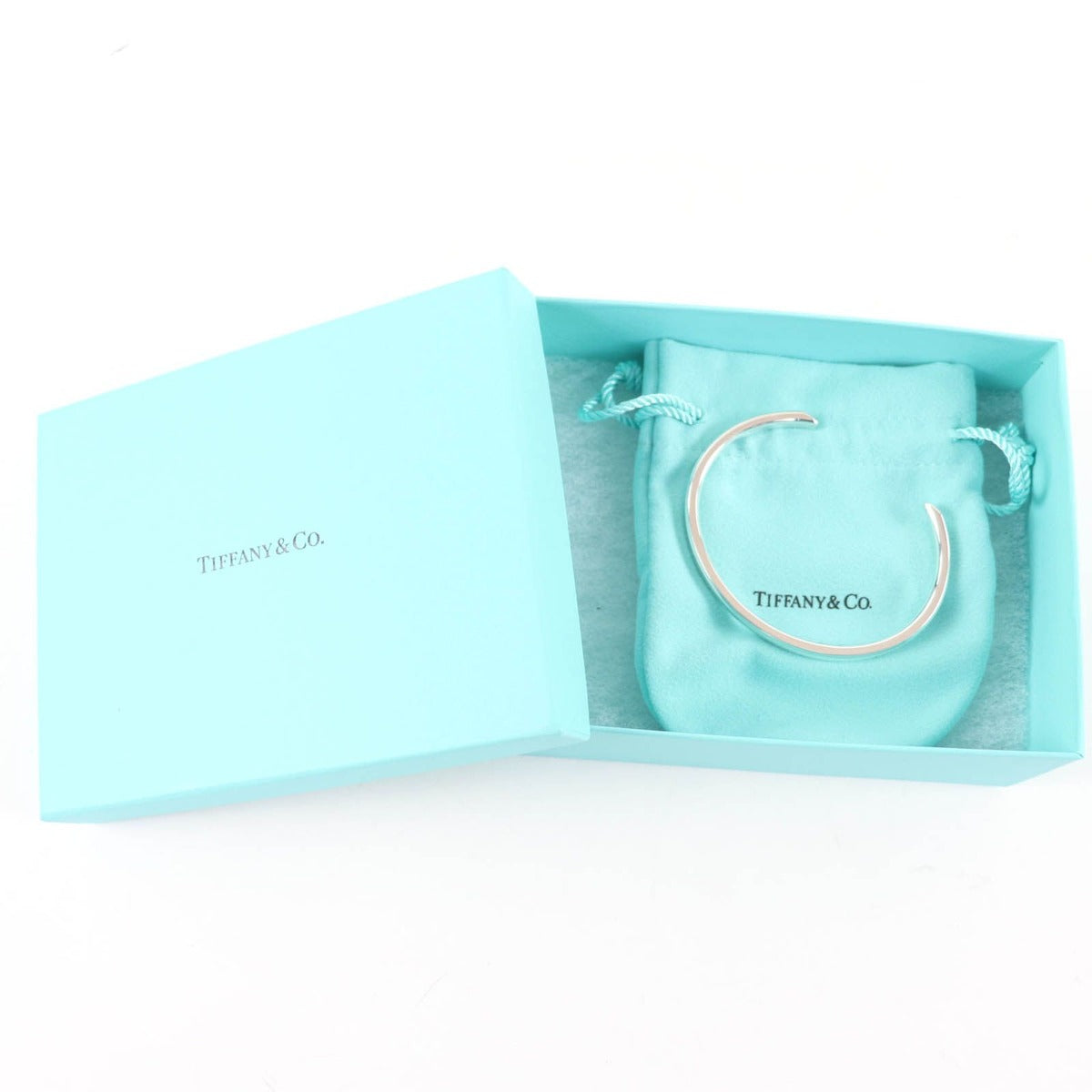Tiffany & Co Makers Narrow Bangle 925 Sterling Silver — view 2