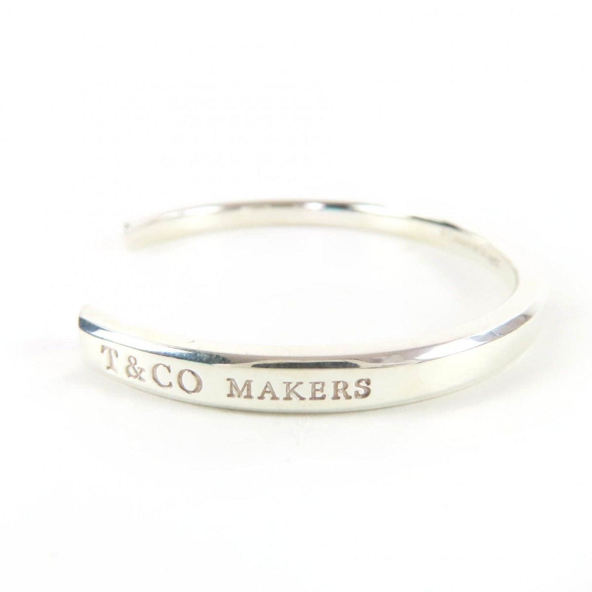 Tiffany & Co Makers Narrow Bangle 925 Sterling Silver — view 5