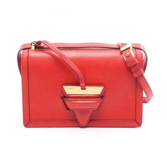 Loewe Shoulder Bag Barcelona Red Leather
