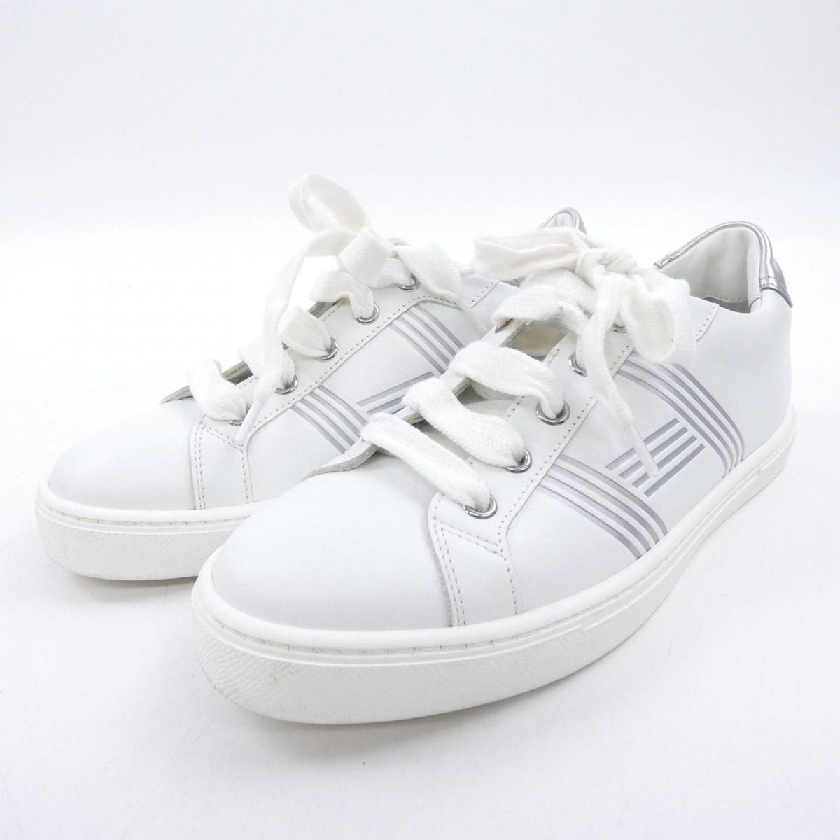 Hermes Sneakers Silver — view 3