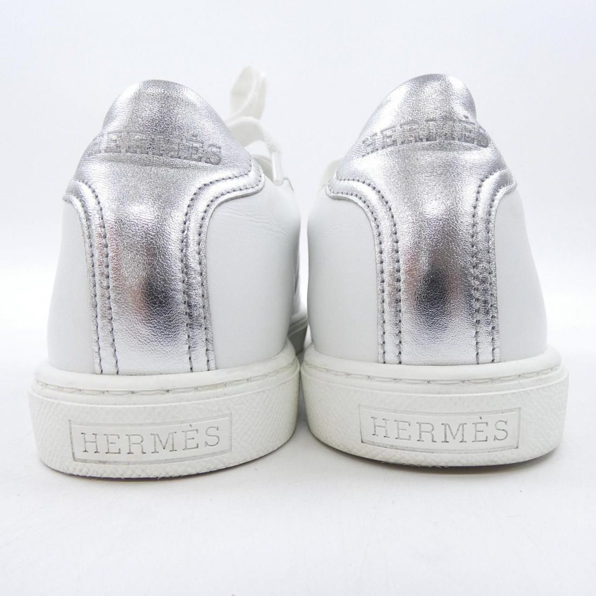 Hermes Sneakers Silver — view 5
