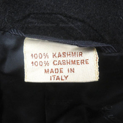 Gucci Vintage 100% Cashmere Single Tailored Jacket With Logo All Over The Back