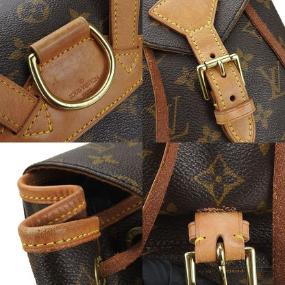 Louis Vuitton Backpack Sac Backpack Montsourismm M51136 Monogram Leather Gold