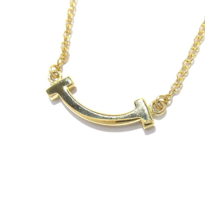 Tiffany & Co Necklace T-smile Pendant (mini) 18K Pink Gold