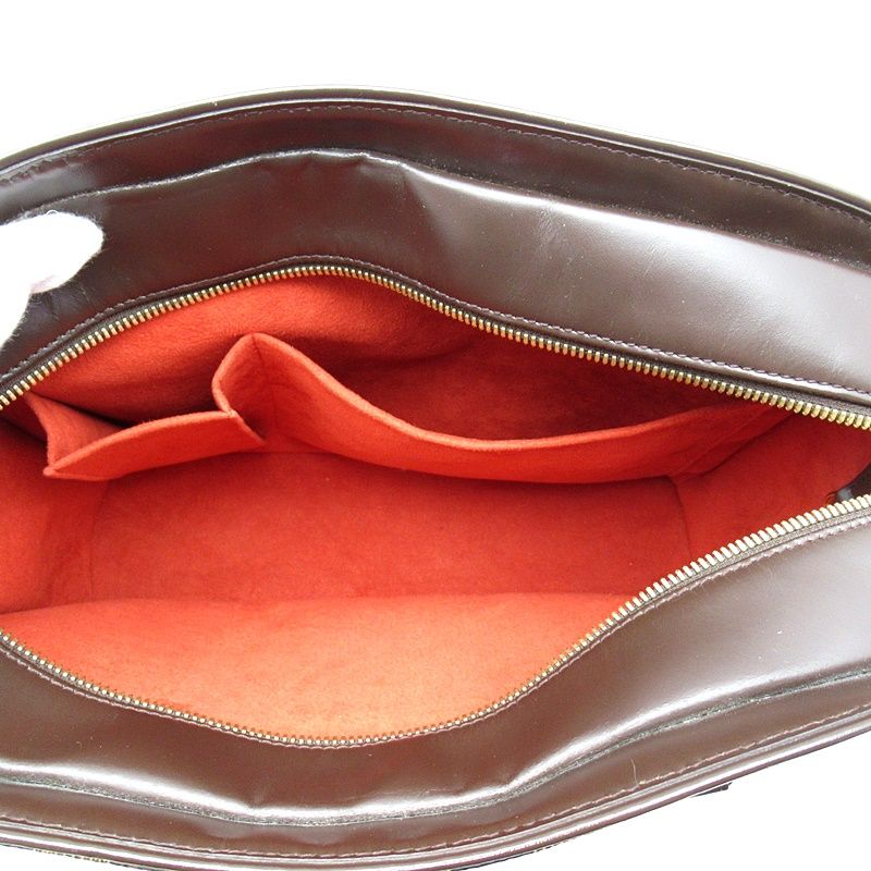 Louis Vuitton Sarria Orizontal N51282 Damier Ladies Handbag Brown Excellent