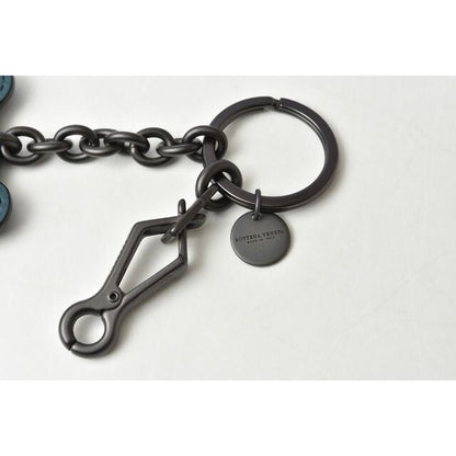 Bottega Veneta Key Ring Holder Bag Charm Bear Rose Blue — view 5