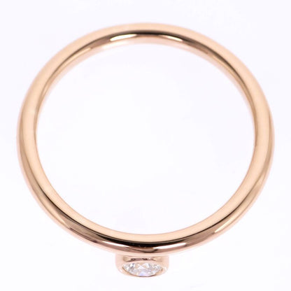 Link-de-Hermes Diamond Ring No 48 750pg 18K Pink Gold Ring Jewelry-