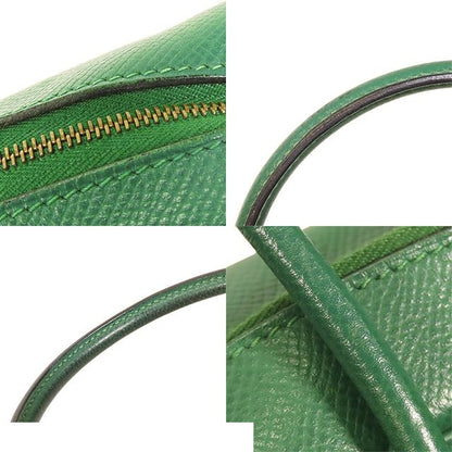 Hermes Mini Plume 20 Vert Bengal Gold Courchevel Handbag — view 7